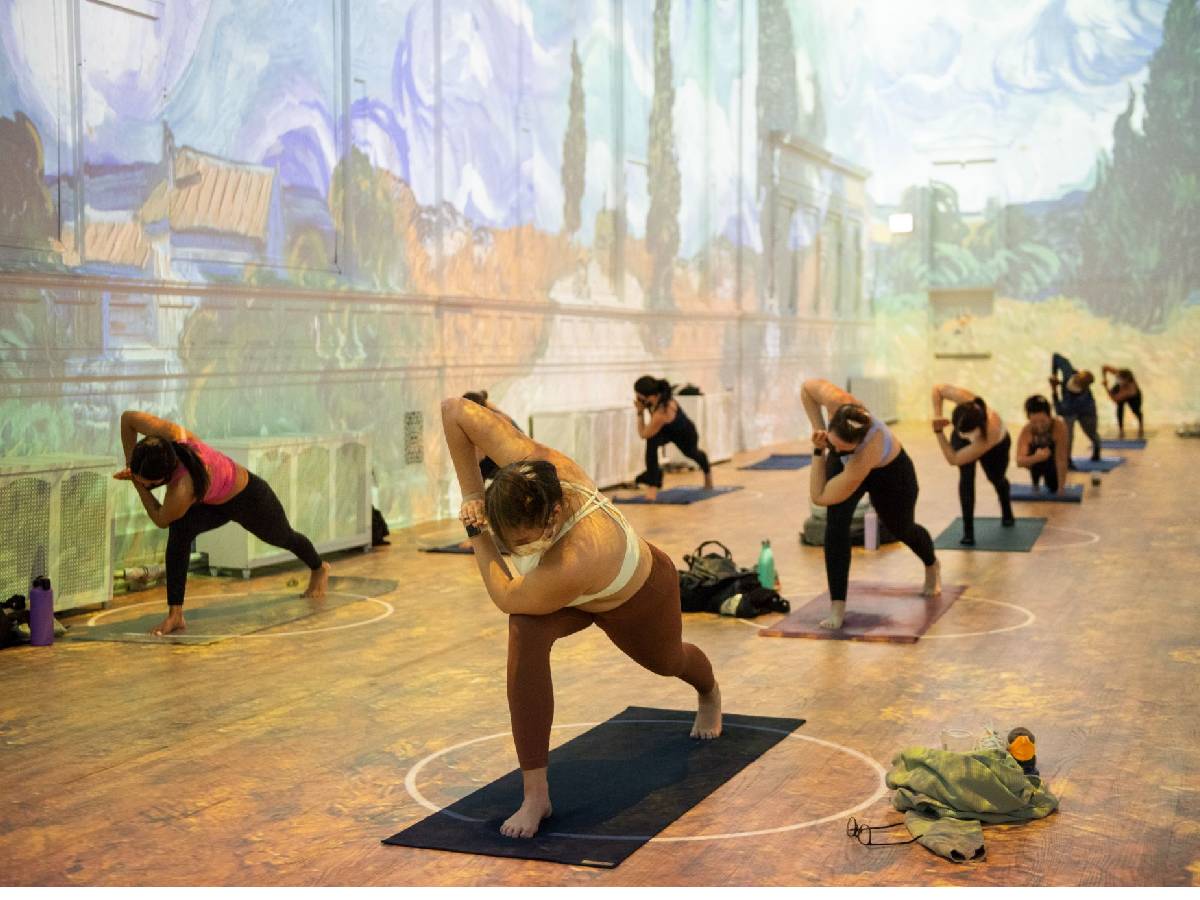 Flow and Gogh Immersive Van Gogh Yoga Returns