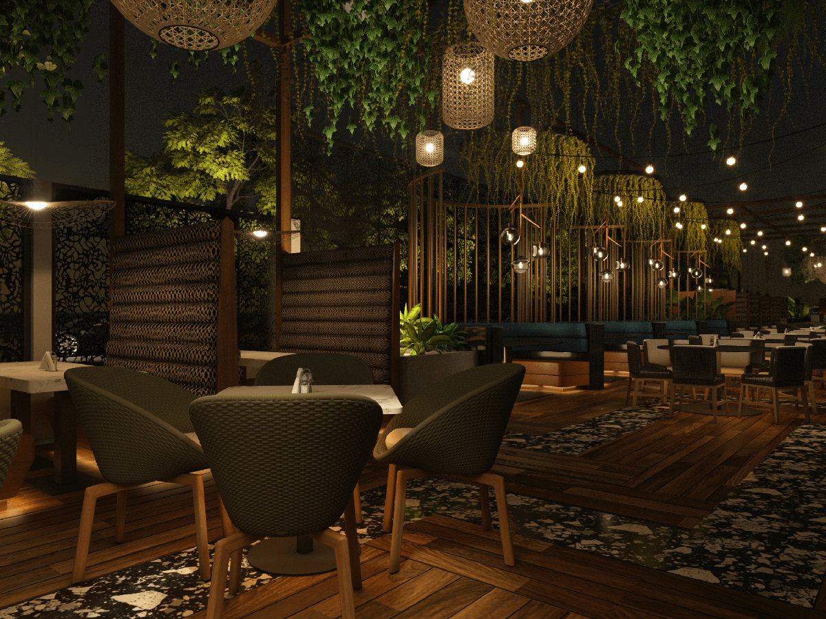 The anticipated exterior of Shiv Supper Club. Rendering by Davis Ink Interiors/Courtesy Shiv Supper Club  