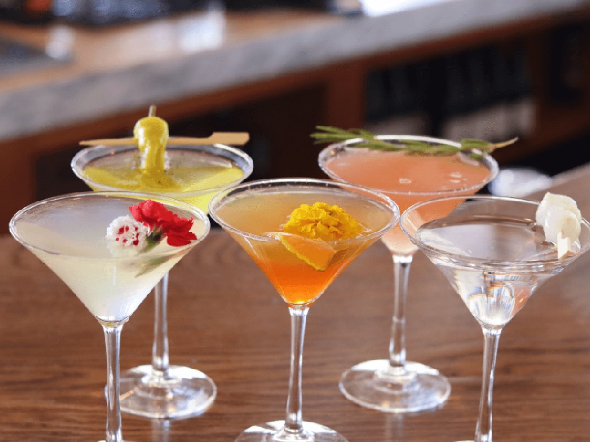 The new summer martinis at The Montauk. Courtesy The Montauk