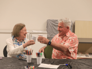 Two adults at Memory Lounge. Courtesy Scottsdale Arts