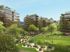 A rendering of Optima McDowell Mountain. Courtesy Optima McDowell Mountain