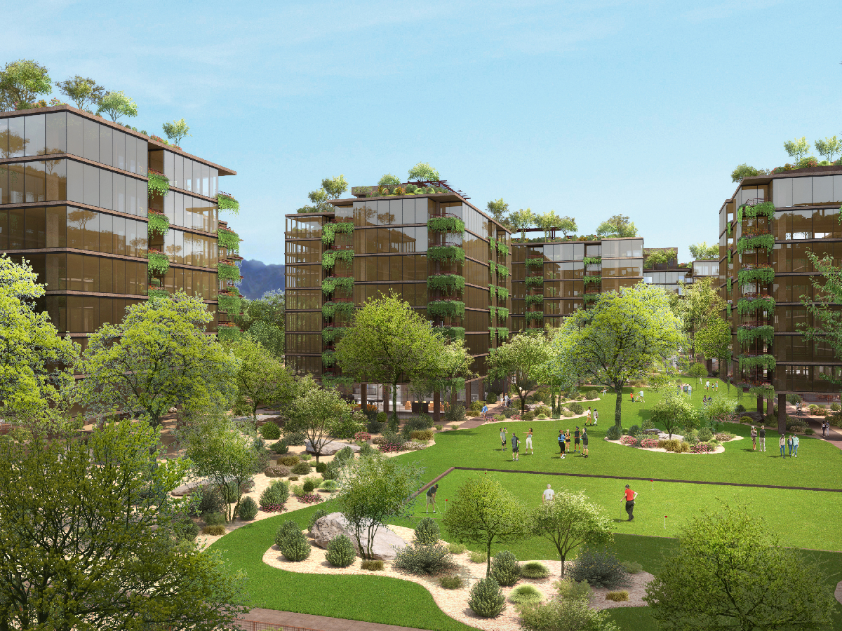 New Project-195 A rendering of Optima McDowell Mountain. Courtesy Optima McDowell Mountain