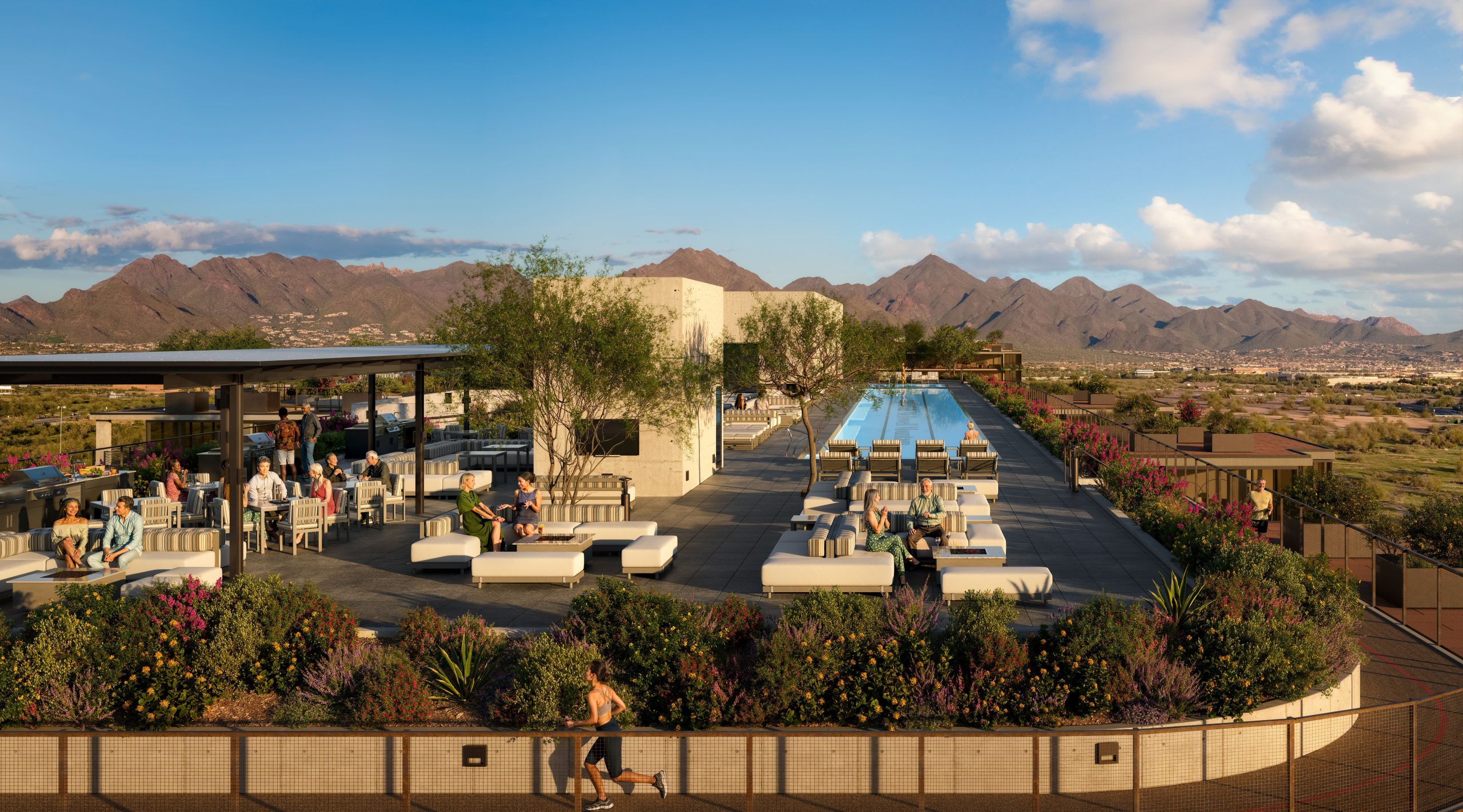 The Sky Deck at Optima McDowell Mountain. Courtesy Optima McDowell Mountain