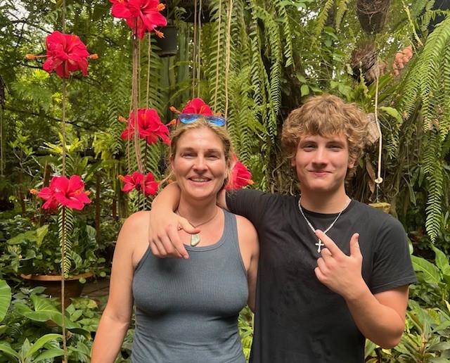 Barefoot and her son, Ryder, on a recent trip to Thailand. Courtesy Jennifer A. Barefoot