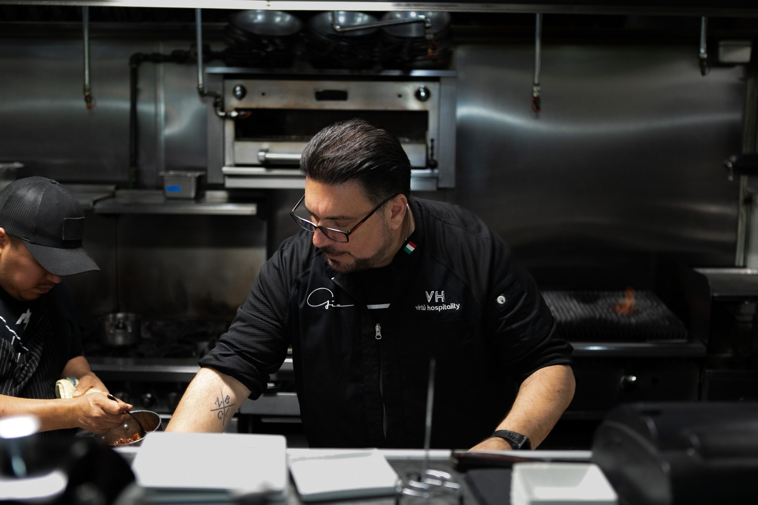 James Beard Award-nominated Chef Gio Osso created a special seven-course menu for the event. Courtesy Virtu Honest Craft