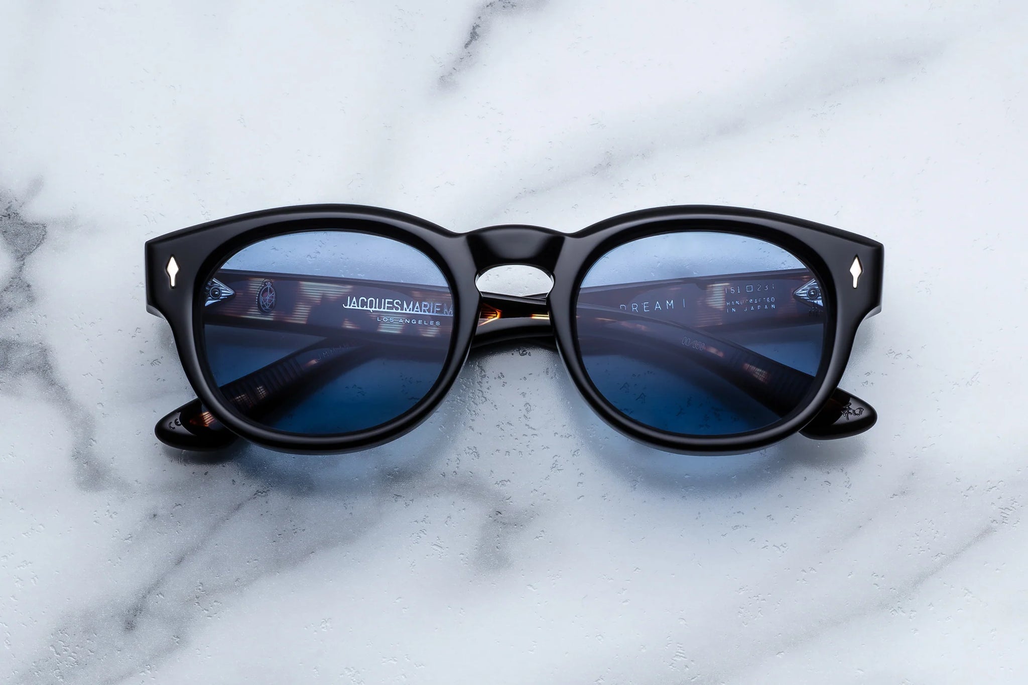 Handcrafted in Japan, this Dr. Dream in Nior frame is a tribute to John Lennon and Yoko Ono’s creative partnership. Courtesy Framed Ewe
