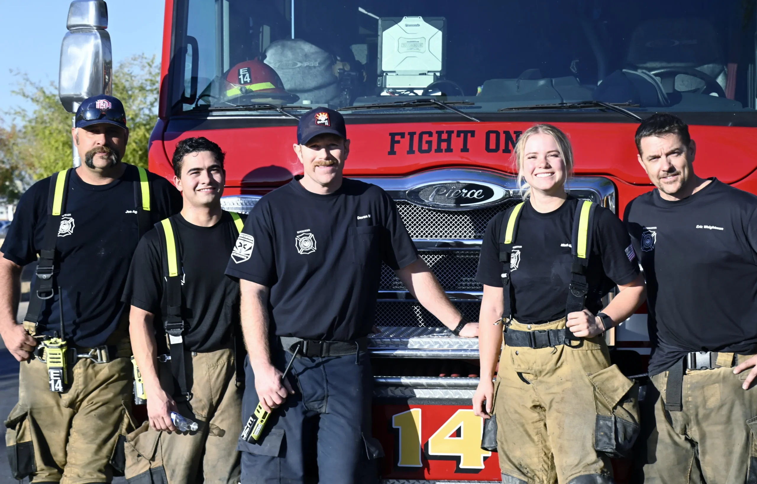 Maddie Craigen during her firefighting days. Courtesy Maddie Craigen